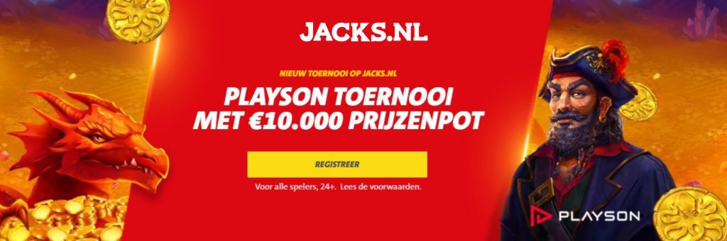 Jacks.nl Playson Toernooi inlog