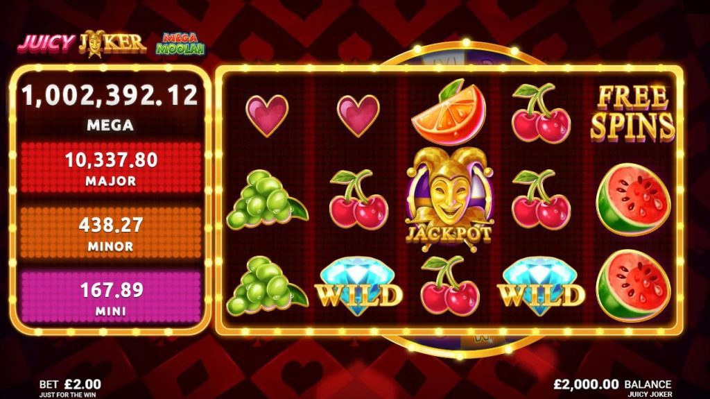 Juicy Joker Mega Moolah slot