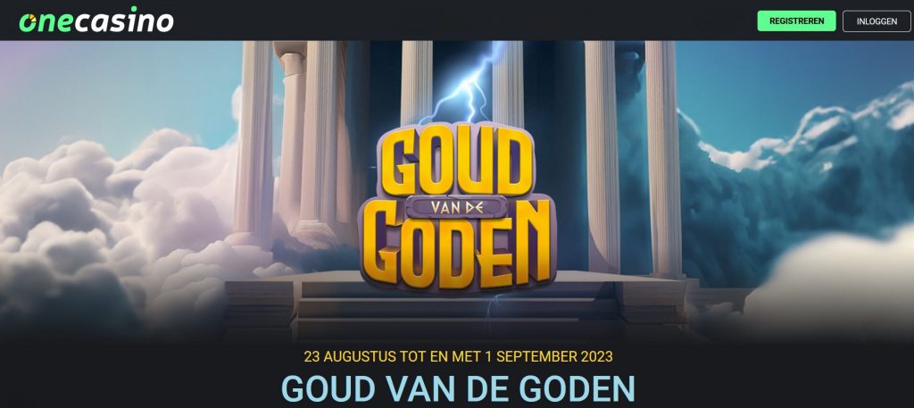 OneCasino Goud van de Goden inlog