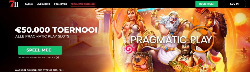 711 Casino Pragmatic Play toernooi inlog