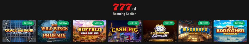 Casino777 Booming Games spellen