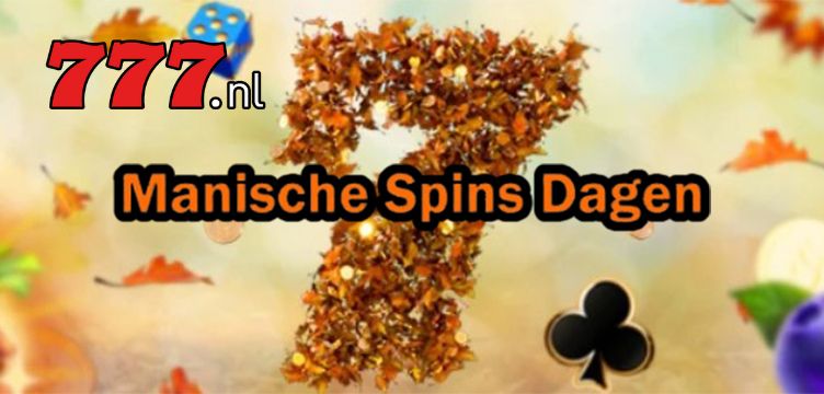 Casino777 Manische Spins Dagen nieuws