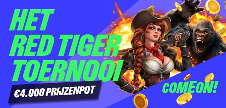 ComeOn! Casino Red Tiger Toernooi nieuws