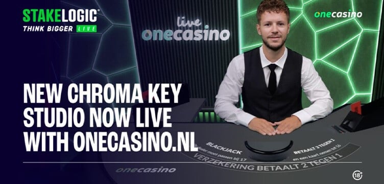 OneCasino Stakelogic Chroma Key Studio nieuws