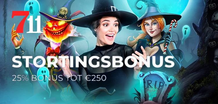 711 Casino Stortingsbonus 25procent nieuws