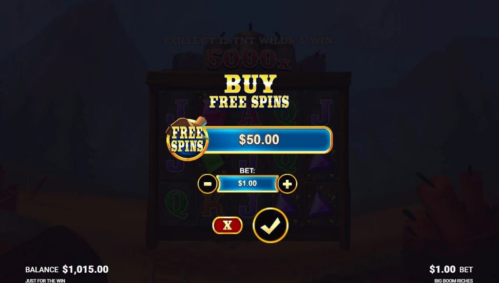 Big Boom Riches buy free spins