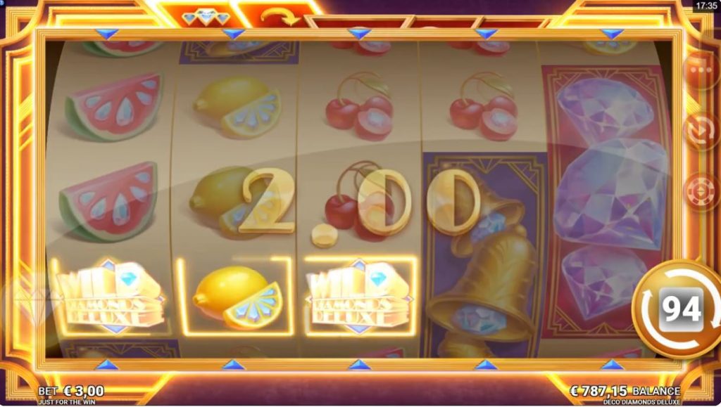 Deco Diamonds Deluxe slot wild