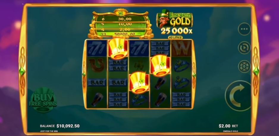 Emerald Gold slot scatters