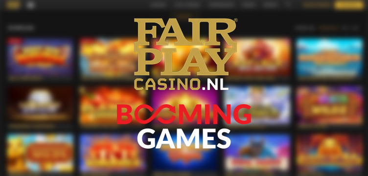 Fair Play Casino Booming Games nieuws
