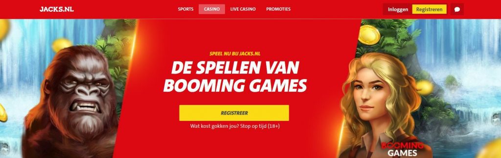 Jacks.nl Booming Games inlog