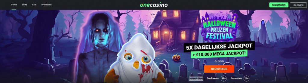 OneCasino Halloween Prijzen Festival inlog