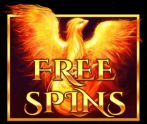 Queen of Fire free spins symbool