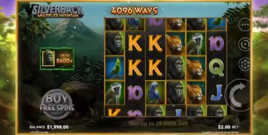 Silverback Multiplier Mountain slot