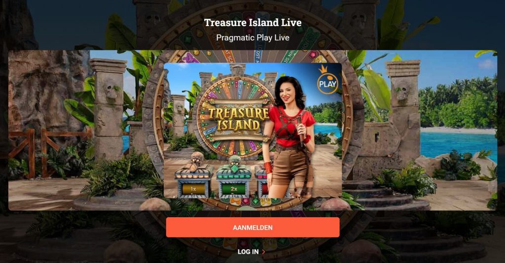 LeoVegas Pragmatic Play Live Treasure Island inlog