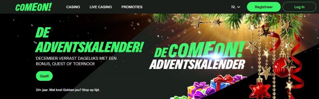 ComeOn! Casino Adventskalender inlog