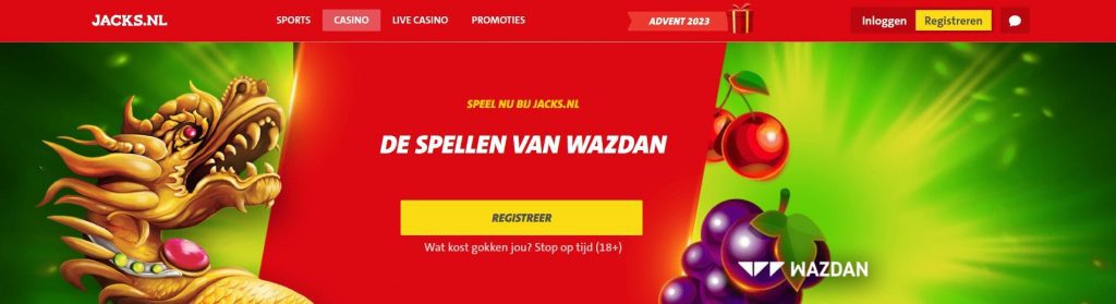 Jacks.nl Wazdan inlog