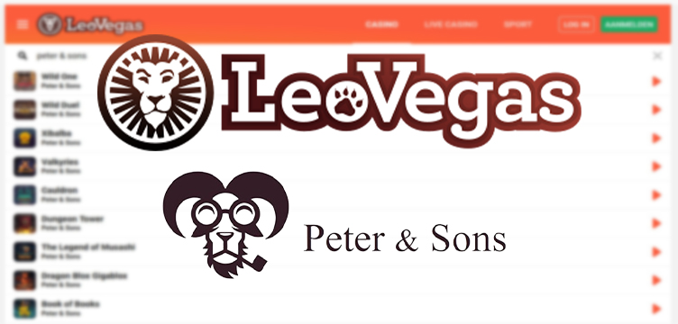 LeoVegas Peter & Sons nieuws