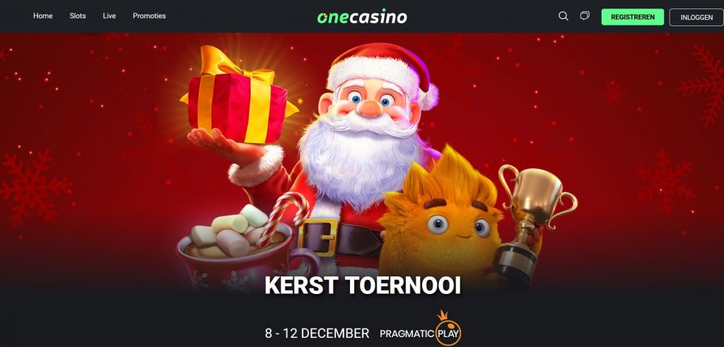 OneCasino Kerst Toernooi inlog