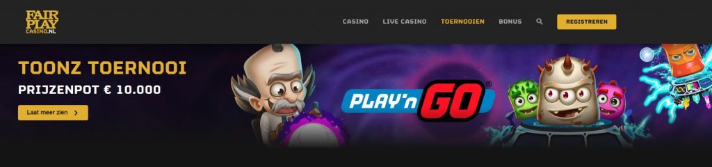 Fair Play Casino Toonz Toernooi inlog