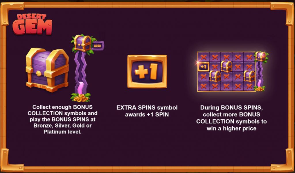 Desert Gem bonus spins