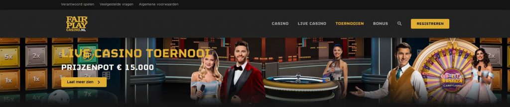 Fair Play Casino Live Casino Toernooi inlog