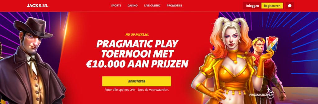 Jacks.nl Pragmatic Play Toernooi inlog
