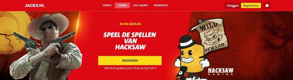Jacks.nl Hacksaw Gaming inlog