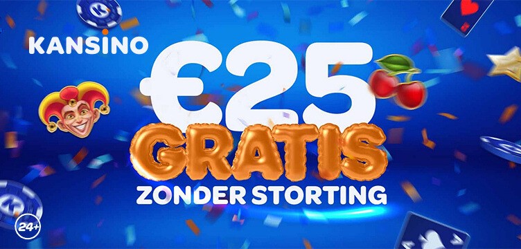 Kansino € 25 welkomstbonus nieuws