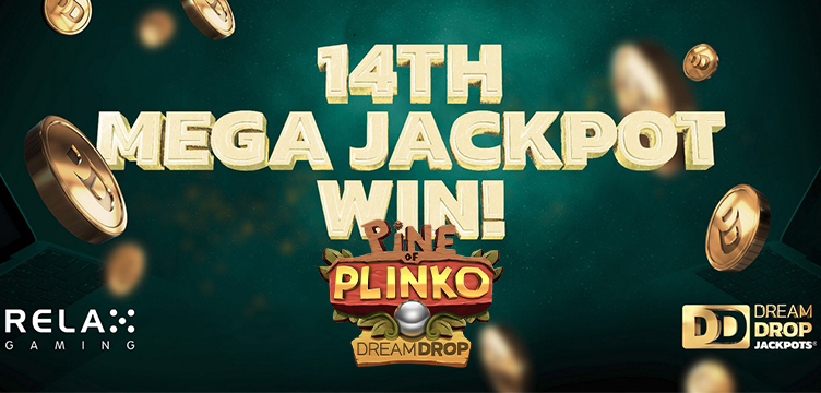 Relax Gaming Pine of Plinko Dream Drop jackpot winnaar nieuws