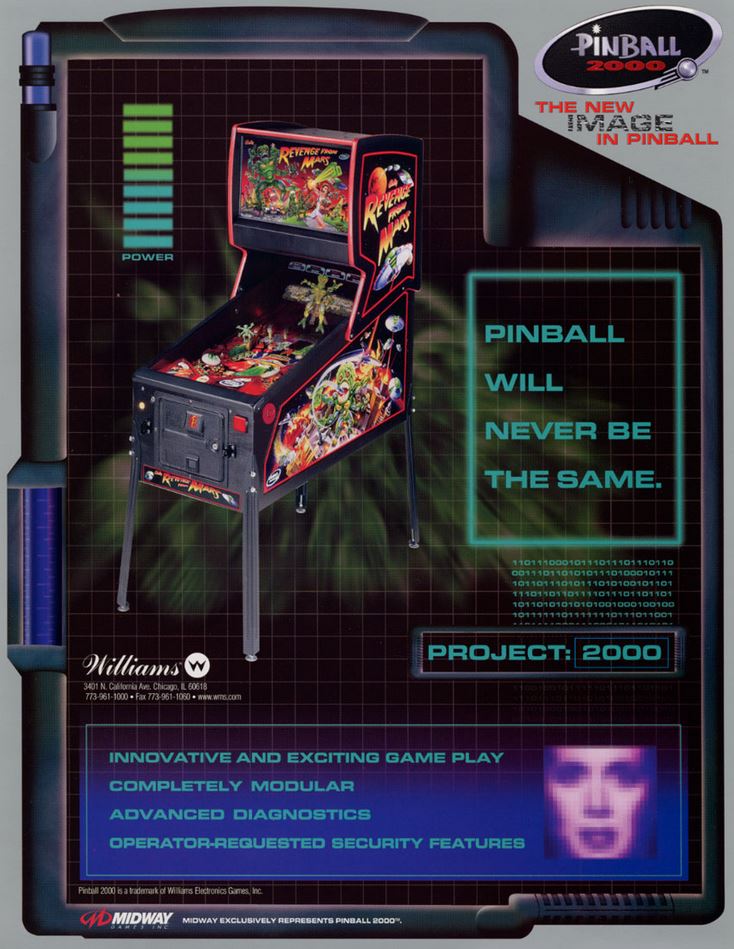 WMS Pinball 2000, sinds 1999