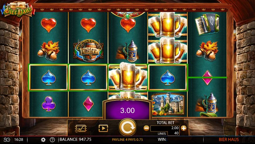 Bier Haus slot wilds