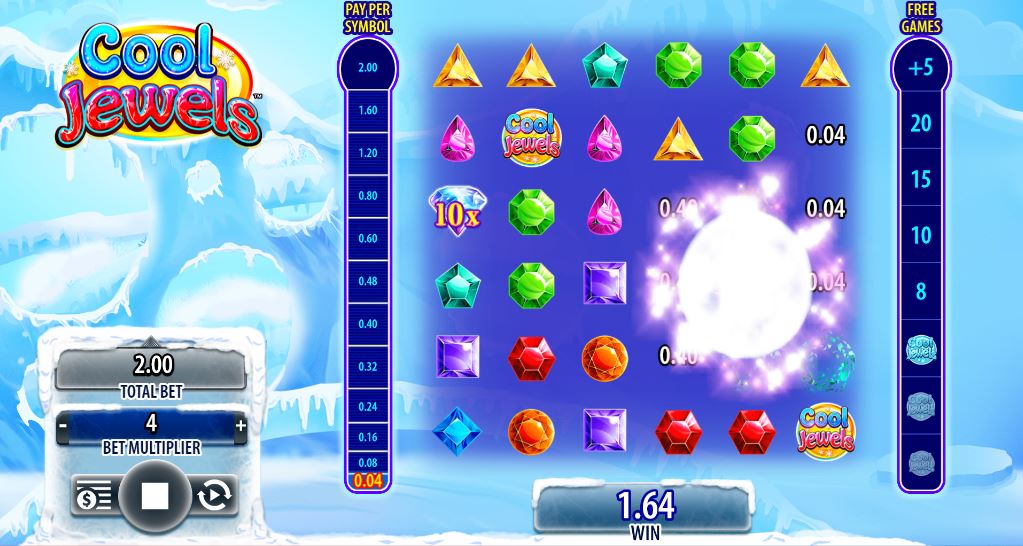 Cool Jewels slot winst