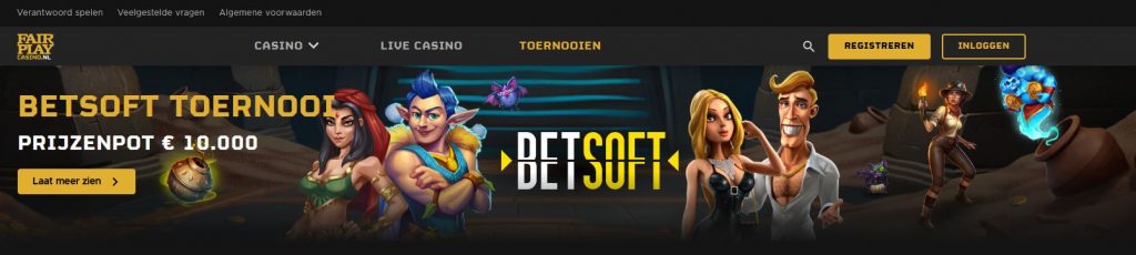 Fair Play Casino Betsoft Toernooi inlog