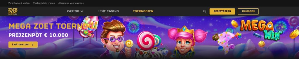 Fair Play Casino Mega Zoet Toernooi inlog