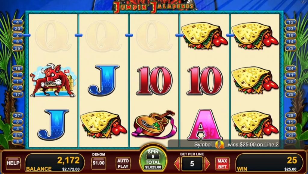 Jumpin Jalapenos slot winst