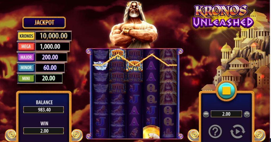 Kronos Unleashed slot wilds