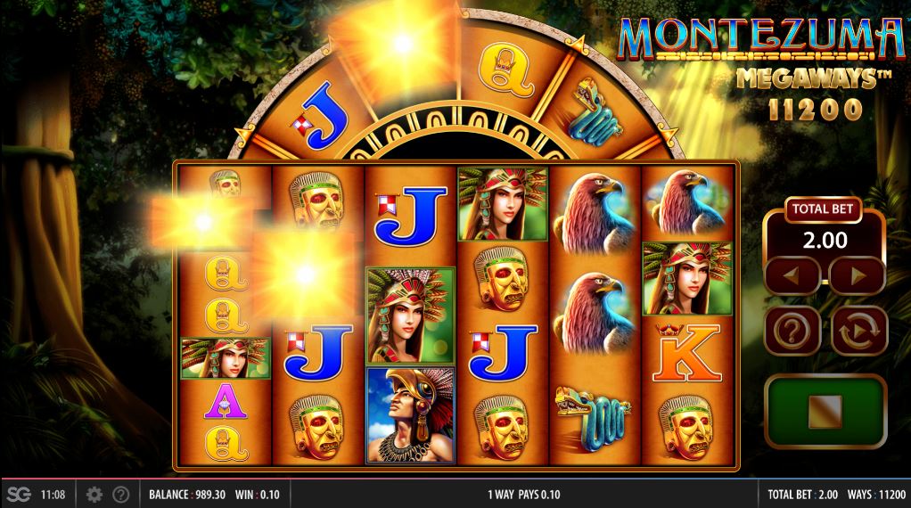 Montezuma Megaways slot winst