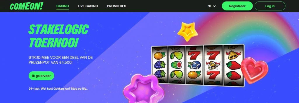 ComeOn! Casino Stakelogic Toernooi Top 100 inlog
