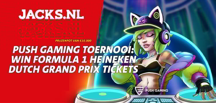Jacks.nl Push Gaming Toernooi F1 nieuws