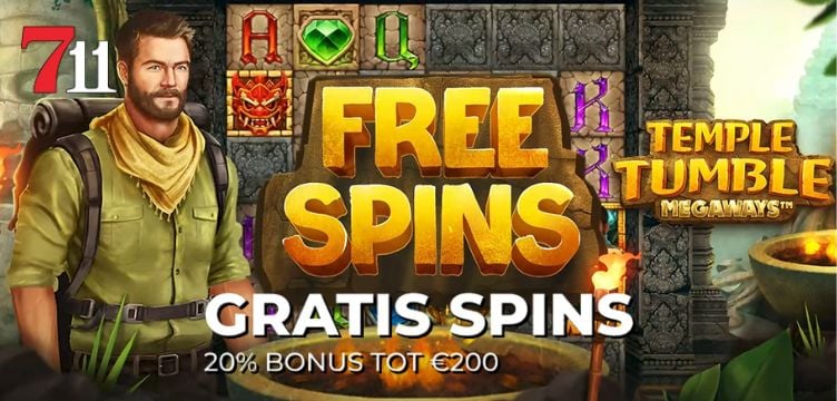 711 Casino Gratis Spins Temple Tumble Megaways nieuws