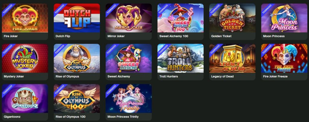 ComeOn! Casino Play'n GO Toernooi spellen