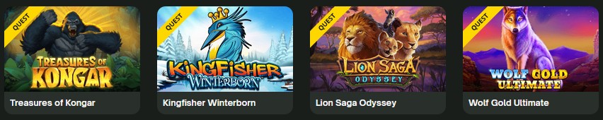 ComeOn! Casino Spirit of the Wild Quest spellen