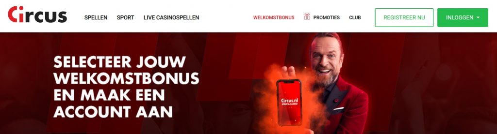 Circus Casino welkomstbonus pakket