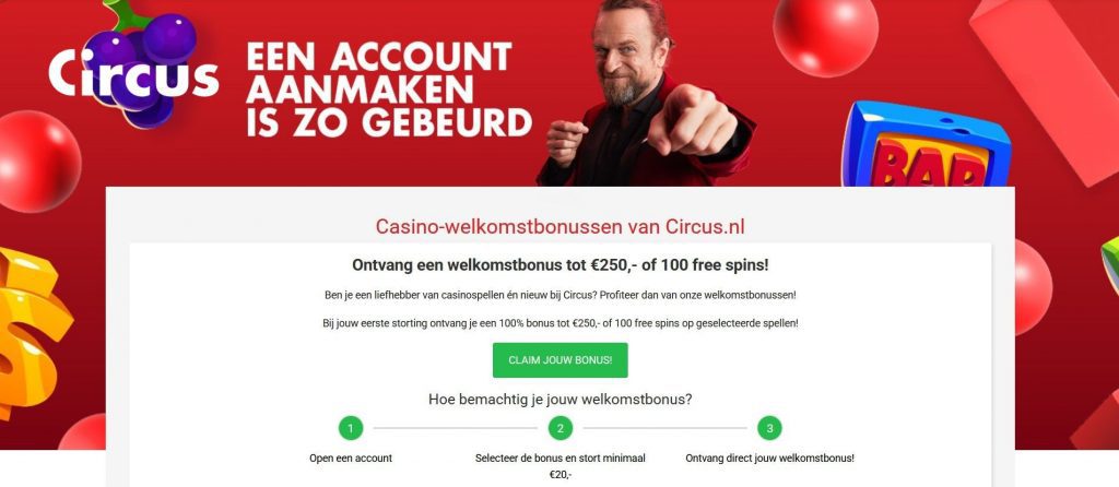 Circus casino welkomstbonussen