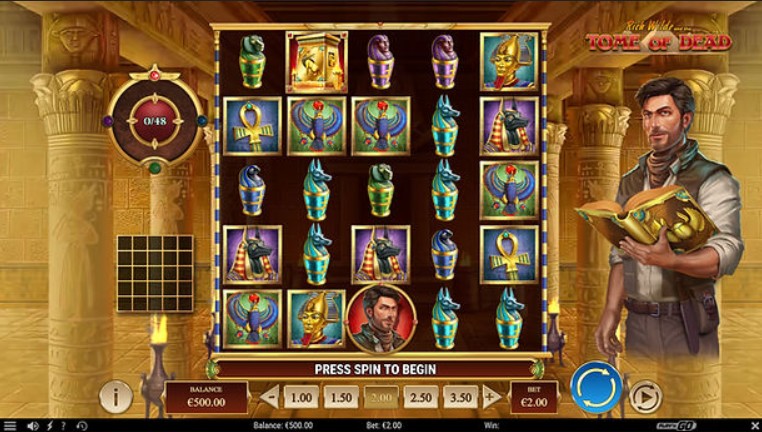 Kansino Rich Wilde and the Tome of Dead slot