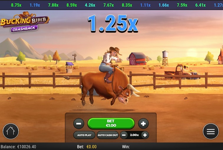 OneCasino Bucking Rider slot