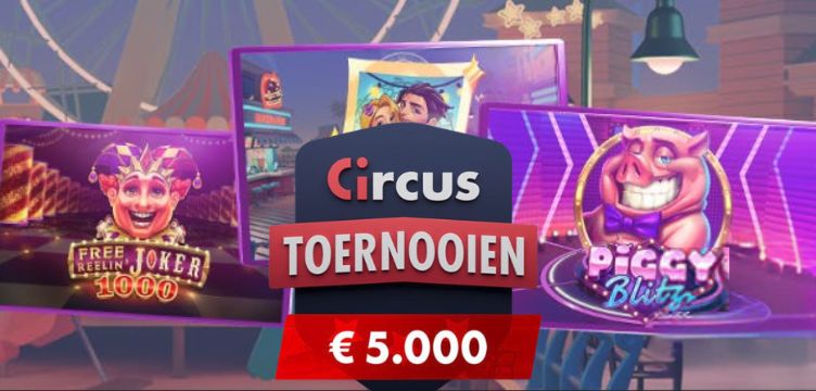 Circus Play'n GO toernooi nieuws