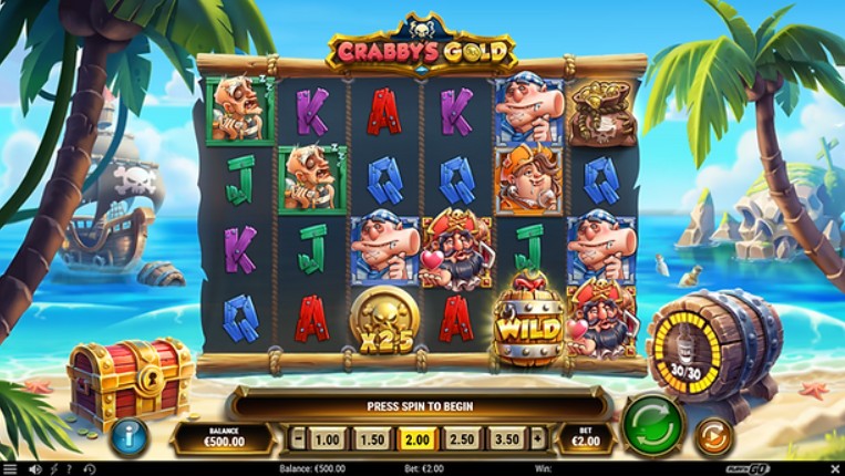 Kansino Crabby's Gold slot