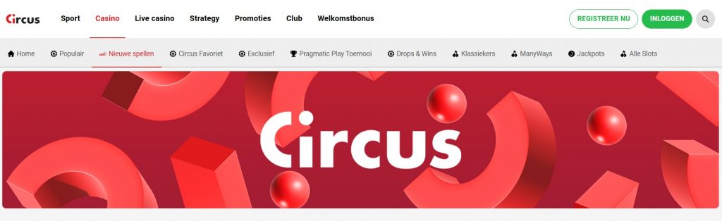 Circus Casino inloggen