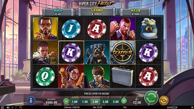 Viper City Heist slot